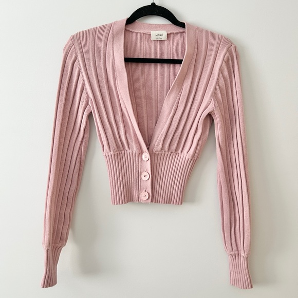 Aritzia Wilfred Plunge Front Cardigan - Picture 2 of 5